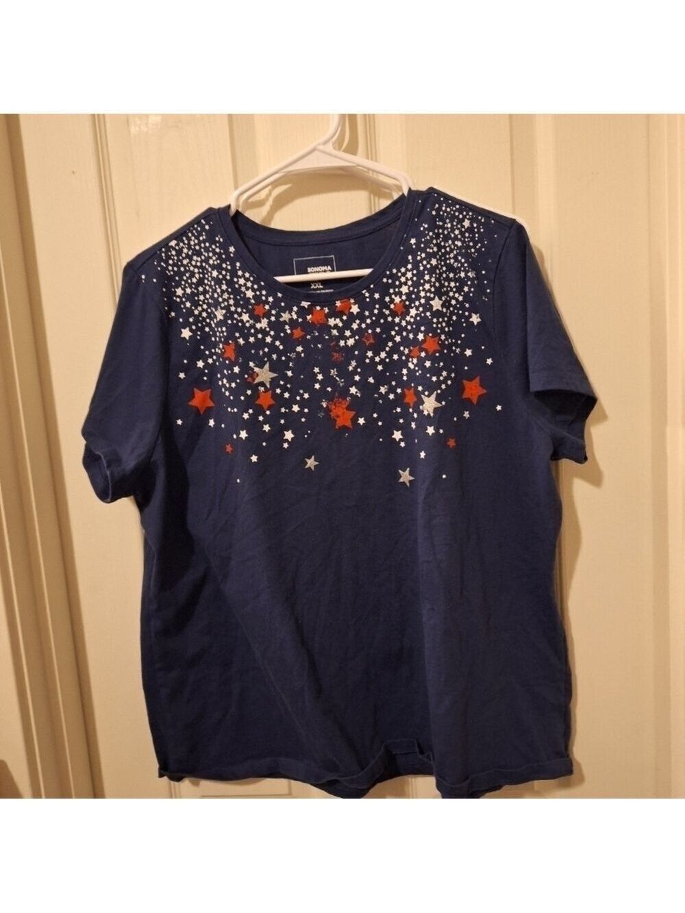 Sonoma Women's T Shirt Fireworks XXL